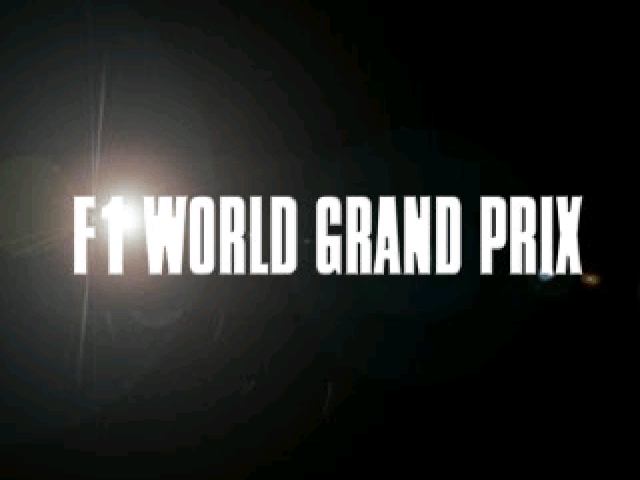 F1 World Grand Prix title screen for Playstation